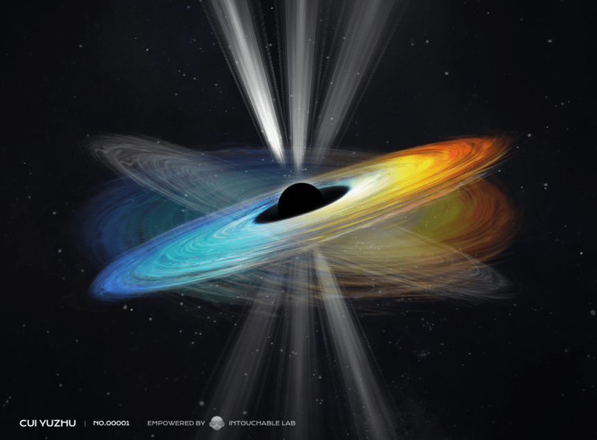 黑洞自旋！天文学家发现M87星系黑洞喷流周期性进动